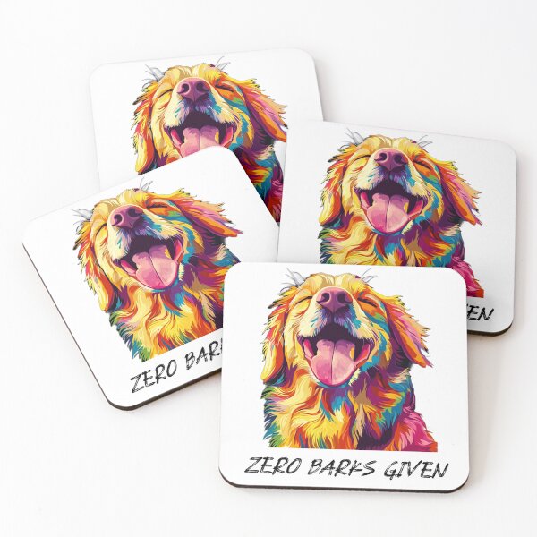 Item preview, Zero Barks Given - Happy Dog Lover Design designed and sold by AtlanticAvenue.