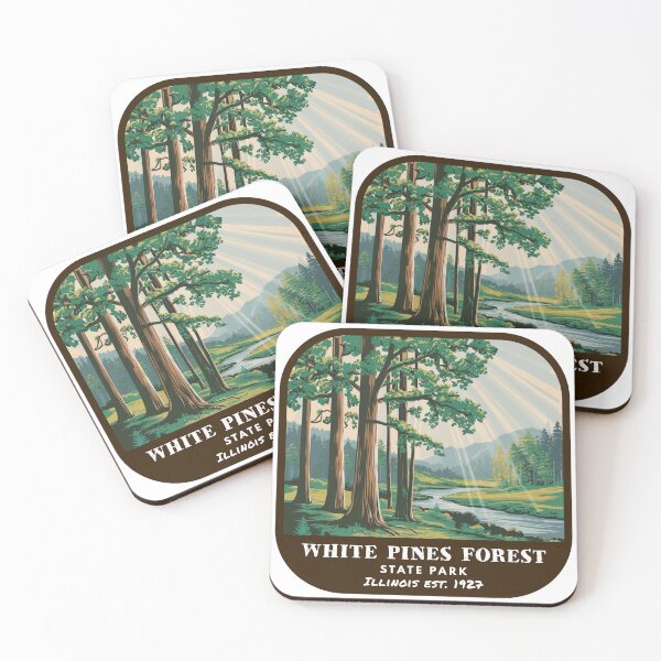 Item preview, Vintag White Pines Forest State Park (Illinois State Park) designed and sold by RabbitK.