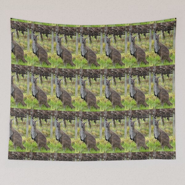 Item preview, Roo in the Vineyard by Avril Thomas at Magpie Springs designed and sold by MagpieSprings.