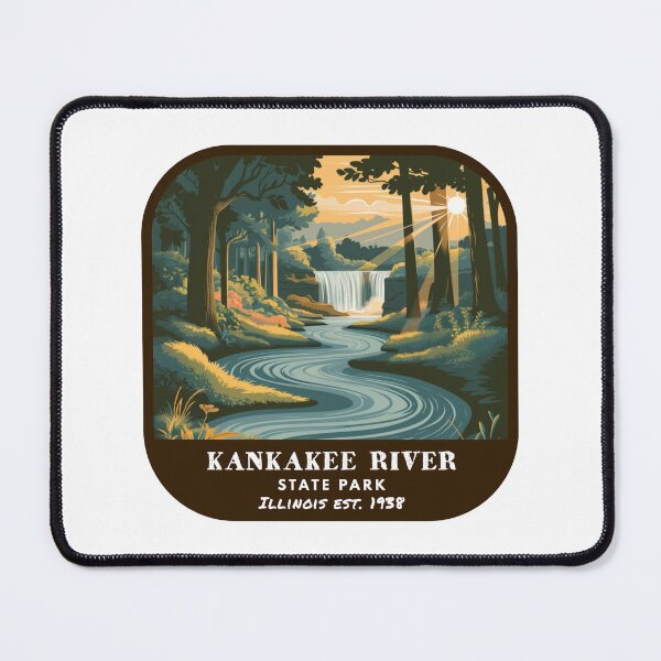 Item preview, Vintage Kankakee River State Park (Illinois State Park) designed and sold by RabbitK.