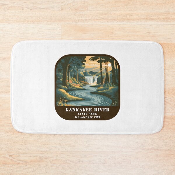 Item preview, Vintage Kankakee River State Park (Illinois State Park) designed and sold by RabbitK.