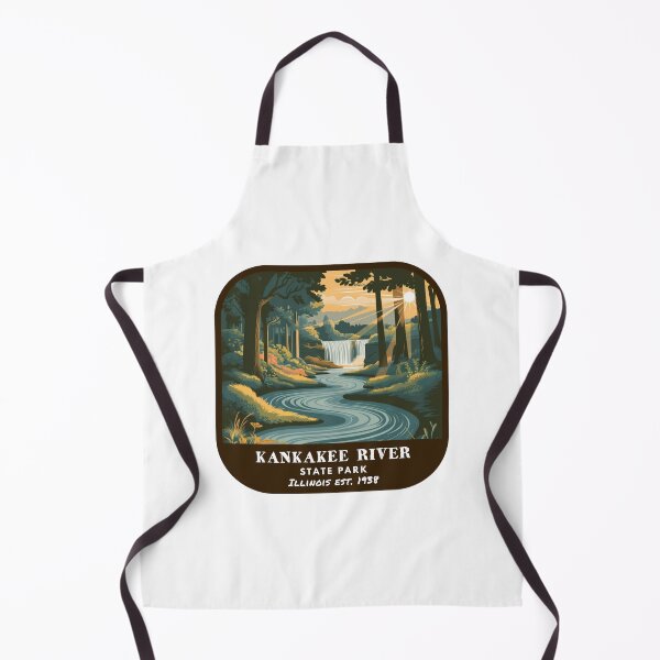 Item preview, Vintage Kankakee River State Park (Illinois State Park) designed and sold by RabbitK.