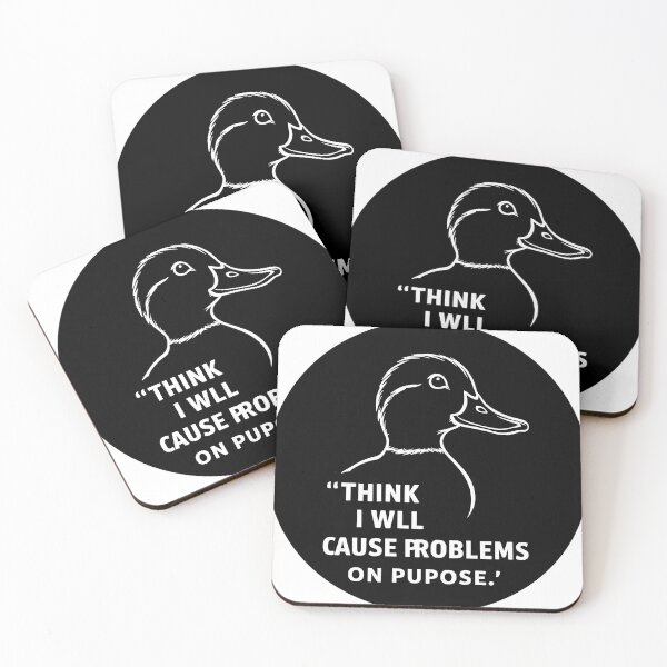 Item preview, Mischievous Duck - Problems on Purpose  designed and sold by TeesHearts100.