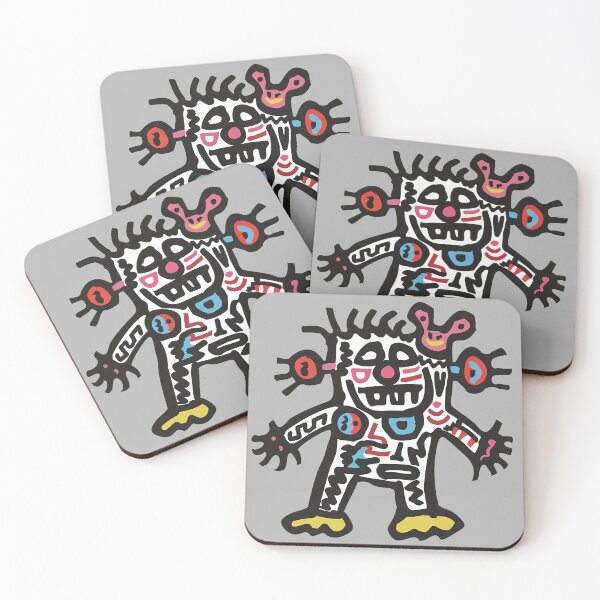 Item preview, Whimsical Bold Lines Monster Pop Art 80s Style designed and sold by Sturdust.