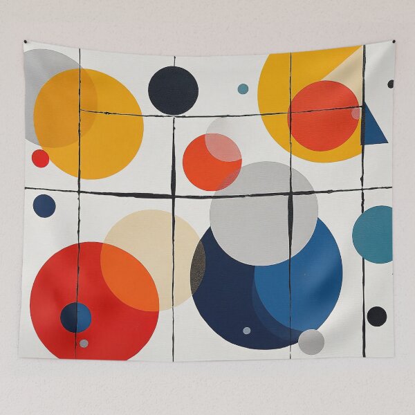 Item preview, Wassily Kandinsky Circles Composition designed and sold by maniacfitness.