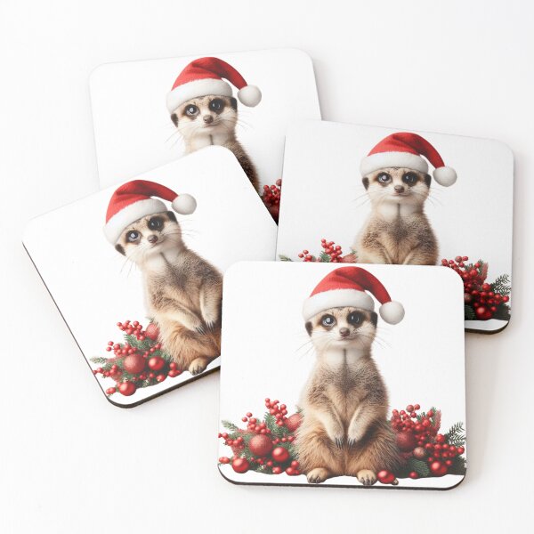 Item preview, Meercat Christmas designed and sold by PricklyEchidna.