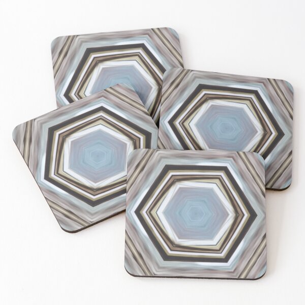 Item preview, Hexagonal Harmony = Layers Of Light And Shade designed and sold by Zilpa’s Prints.
