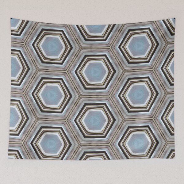 Item preview, Hexagonal Harmony = Layers Of Light And Shade designed and sold by Zilpa’s Prints.