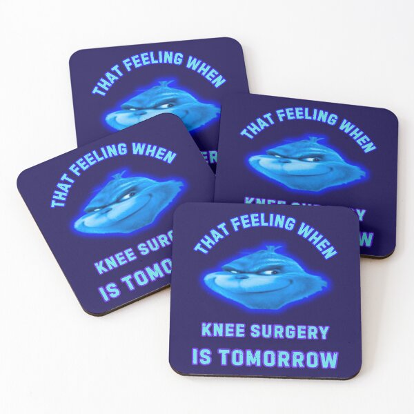 Item preview, Knee Surgery Tomorrow Blue Grinch  designed and sold by WoodburyLake.