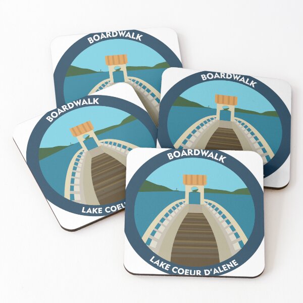 Item preview, Coeur d'Alene Boardwalk designed and sold by kind-fish.