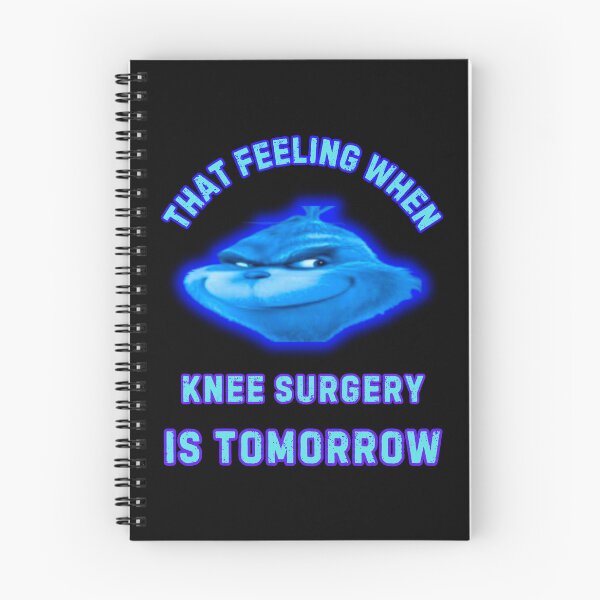 Item preview, Knee Surgery Tomorrow Blue Grinch  designed and sold by WoodburyLake.