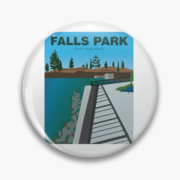 Item preview, Post Falls Park Vintage Travel designed and sold by kind-fish.