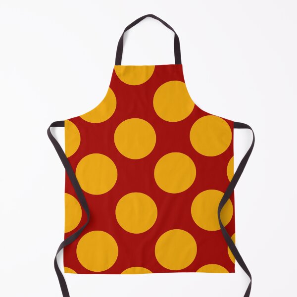 Item preview, Yellow dots on red background designed and sold by Dancesevillanas.