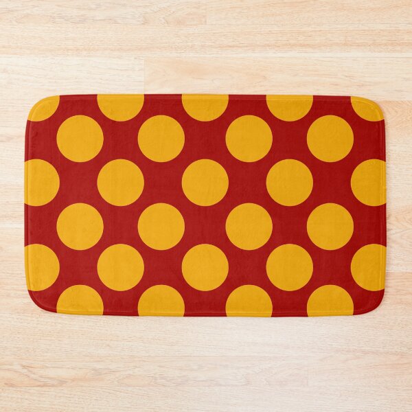 Item preview, Yellow dots on red background designed and sold by Dancesevillanas.