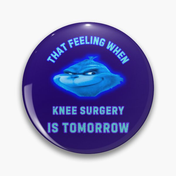 Artikelvorschau, Dieses Gefühl, wenn morgen eine Knie-OP ansteht entworfen und verkauft von WoodburyLake.