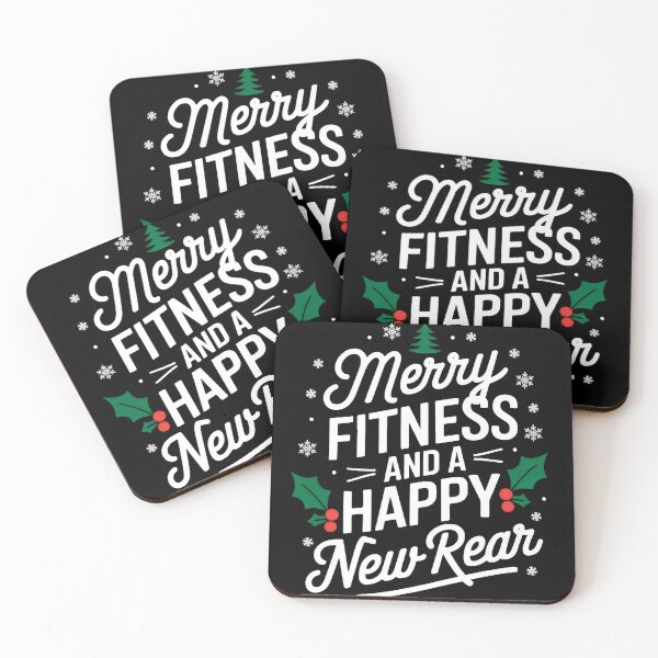 Item preview, Merry Fitness And A Happy New Rear designed and sold by PlanetMarker.