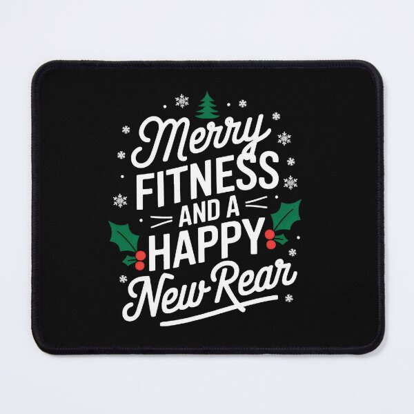 Item preview, Merry Fitness And A Happy New Rear designed and sold by PlanetMarker.