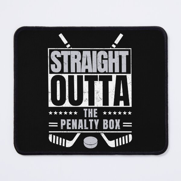 Item preview, Straight Outta the Penalty Box Youth Kids Retro Funny Hokey designed and sold by Stick It Up!!%.