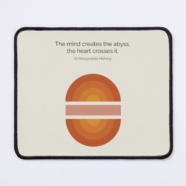 Item preview, Nisargadatta Maharaj Cross Abyss Philosophy Hinduism Quote Artwork designed and sold by kakarikihill.
