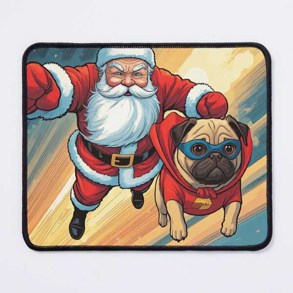 Item preview, A Pug's Christmas Adventure designed and sold by THISPUGVIBE.