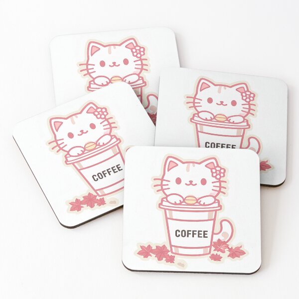 Item preview, Manekineko Coffee Autumn leaves  designed and sold by 143Japan.