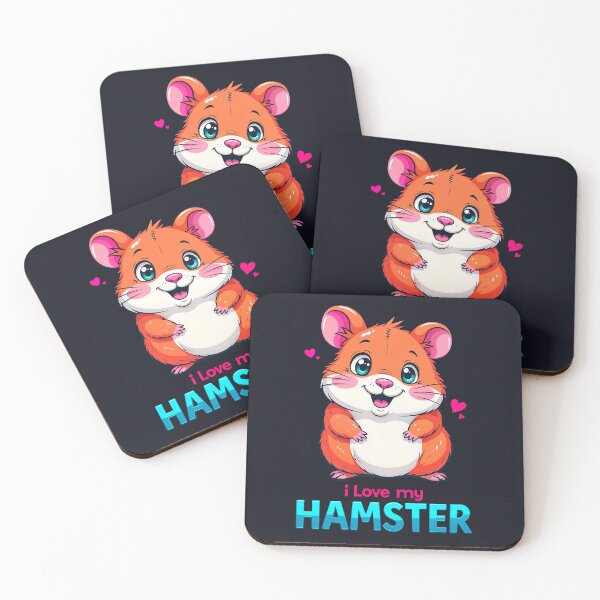 Item preview, I Love My Hamster Cute Kawaii Animal designed and sold by TheArtOfPat.