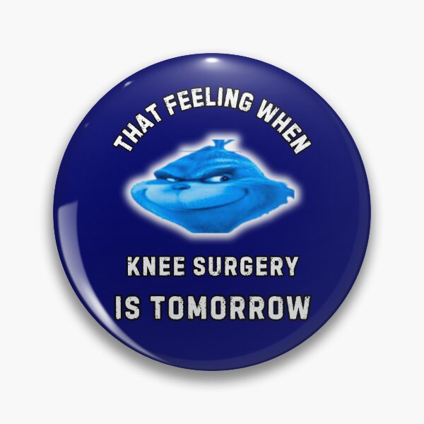 Artikelvorschau, Dieses Gefühl, wenn morgen eine Knie-OP ansteht entworfen und verkauft von WoodburyLake.