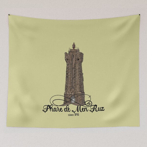 Item preview, Phare de Mean Ruz Lighthouse Brittany France designed and sold by emm-j.