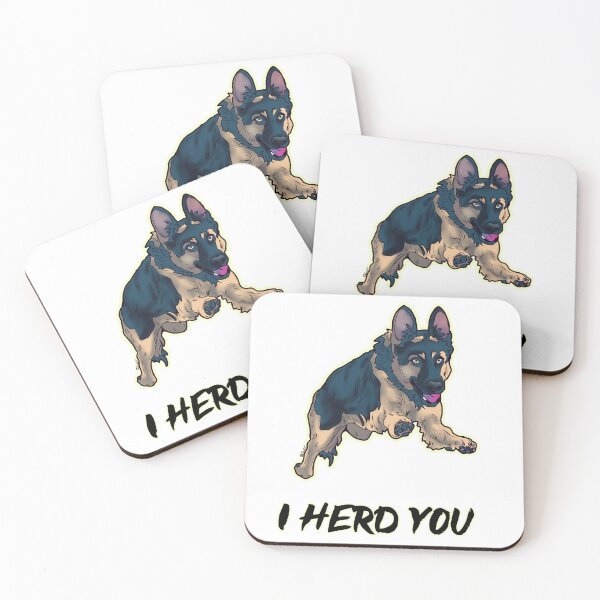 Item preview, I herd you German shepherd  designed and sold by Rhia4rt.