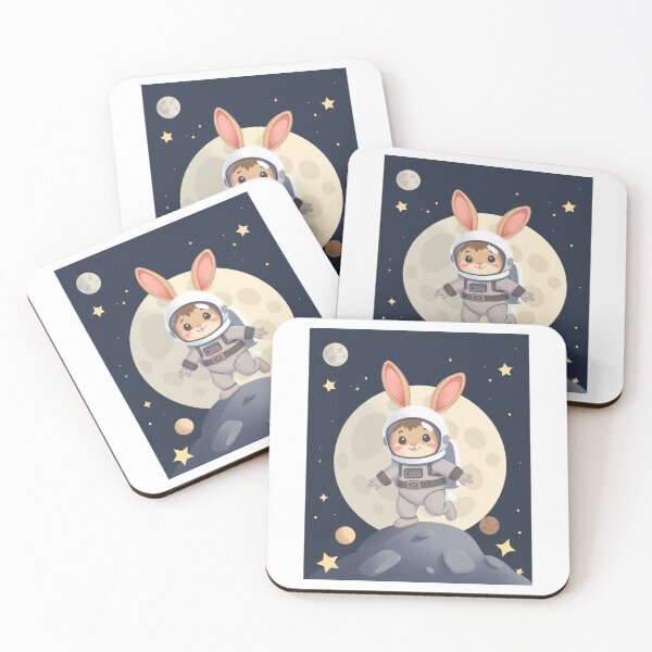 Item preview, Space Rabbit Journey designed and sold by sachinnaha.