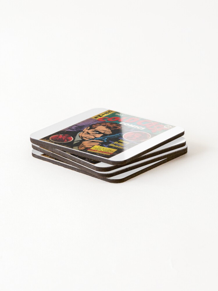 Thumbnail 4 of 5, Coasters (Set of 4), Cold Case Comics designed and sold by BLVDdesign.