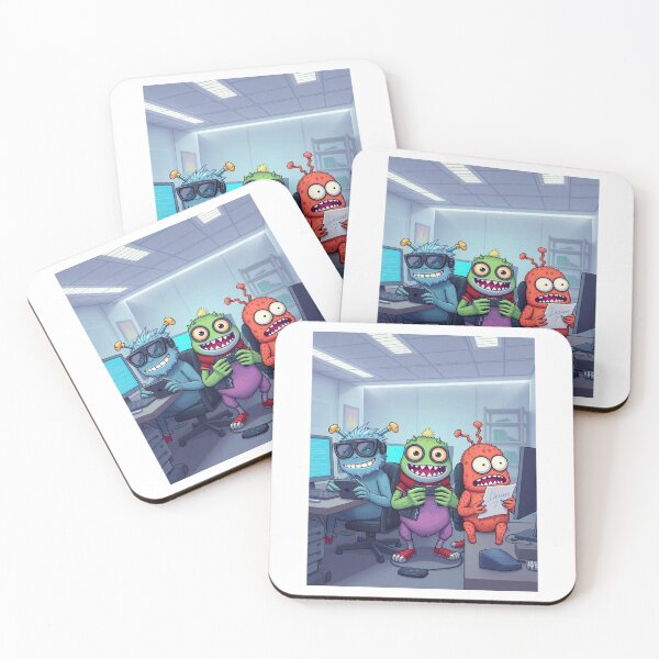 Item preview, Funky Monster Workspace designed and sold by sachinnaha.