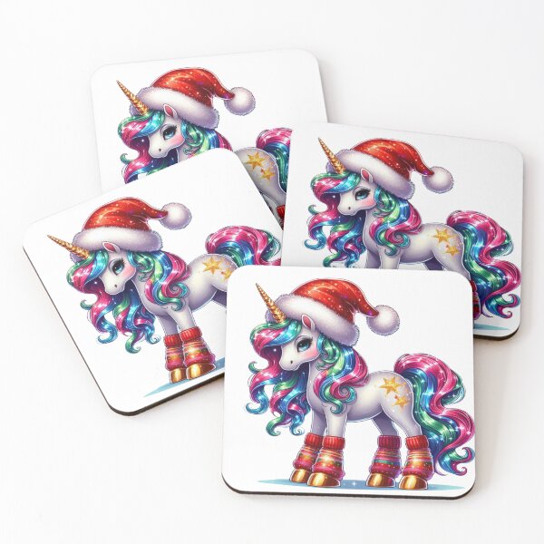 Item preview, Festive Unicorn Magic: Santa's Sparkling Helper designed and sold by TeetasticBtque.