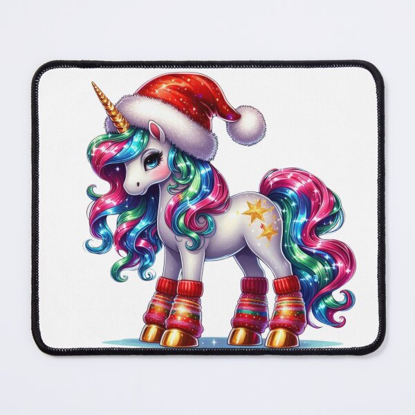 Item preview, Festive Unicorn Magic: Santa's Sparkling Helper designed and sold by TeetasticBtque.