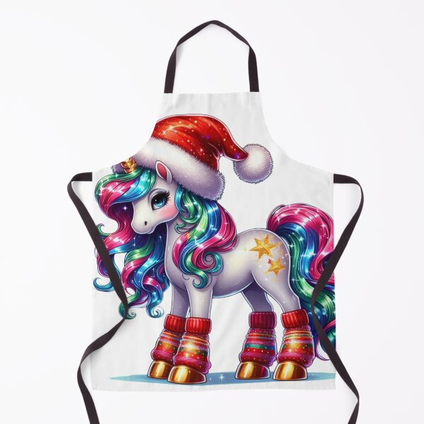 Item preview, Festive Unicorn Magic: Santa's Sparkling Helper designed and sold by TeetasticBtque.
