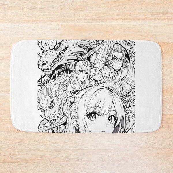 Item preview, Anime Black & White Fantasy Montage  designed and sold by PCGDrawing.