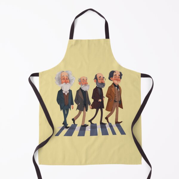 Item preview, 4 Professors crossing Abbey Road, autumn over art designed and sold by Jasava Shop.