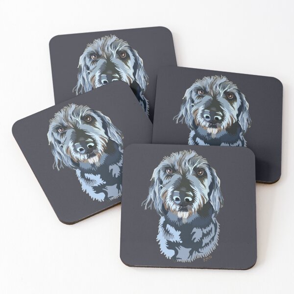 Item preview, Black Labradoodle  designed and sold by kate owens designs.