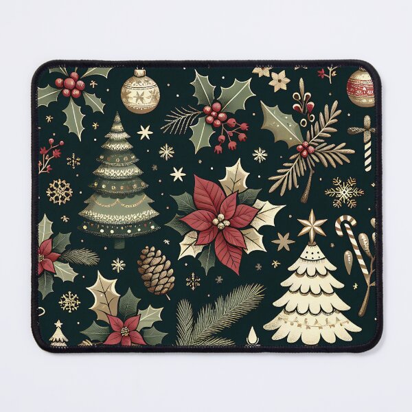 Item preview, Vintage Christmas Charm – Holiday Pattern designed and sold by Belarte.shop.
