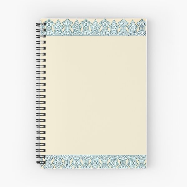 Item preview, Journal with Islamic floral designs designed and sold by CraftyElephant.
