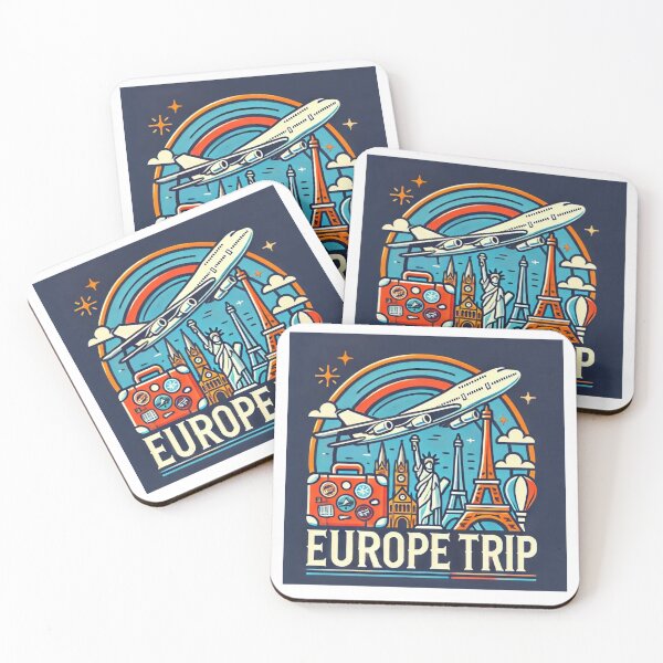 Item preview, Europe trip Funny Family vacation summer travels in Europe designed and sold by Unicorny-Design.