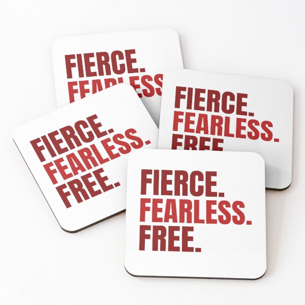 Item preview, Fierce, fearless, free. designed and sold by PapaMatrix.