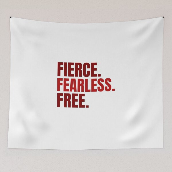 Item preview, Fierce, fearless, free. designed and sold by PapaMatrix.