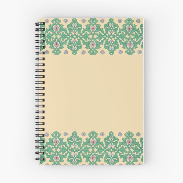 Item preview, Islamic Floral Pattern Notebook designed and sold by CraftyElephant.
