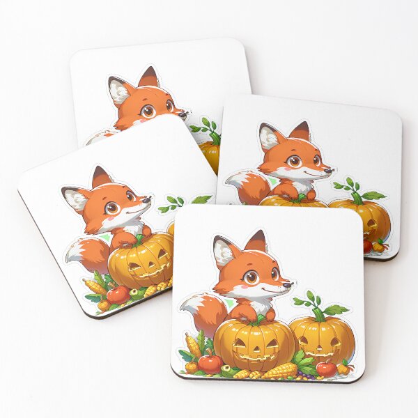 Item preview, Thanksgiving Fox Sticker designed and sold by HakiVisions.