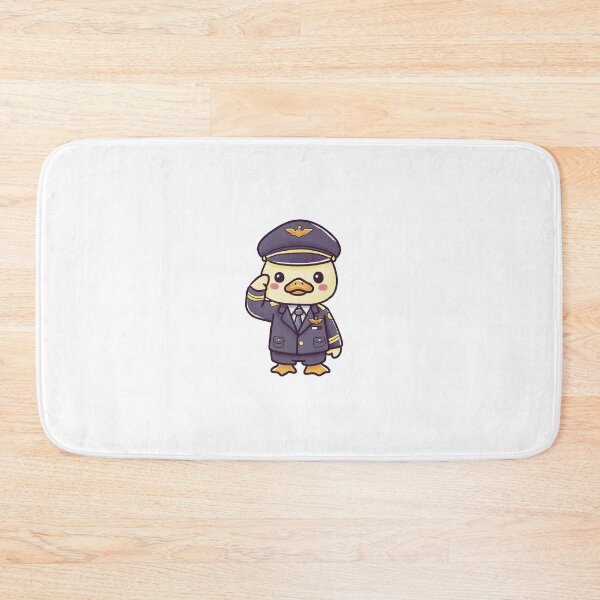 Item preview, Adorable Saluting Pilot Duck designed and sold by PieChocolate.