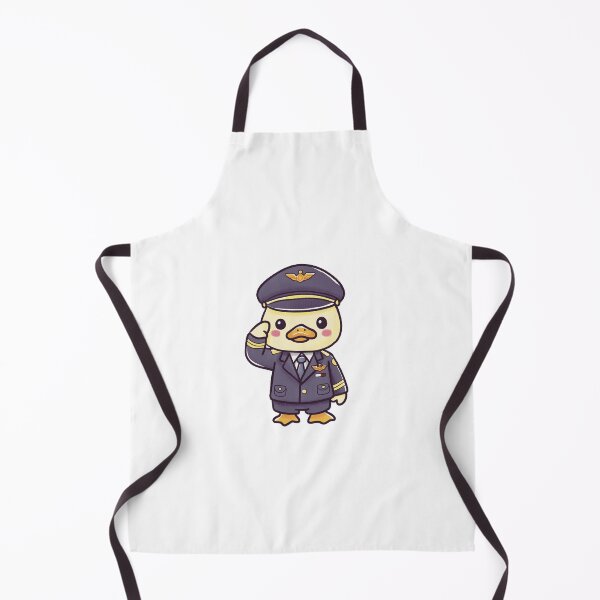 Item preview, Adorable Saluting Pilot Duck designed and sold by PieChocolate.