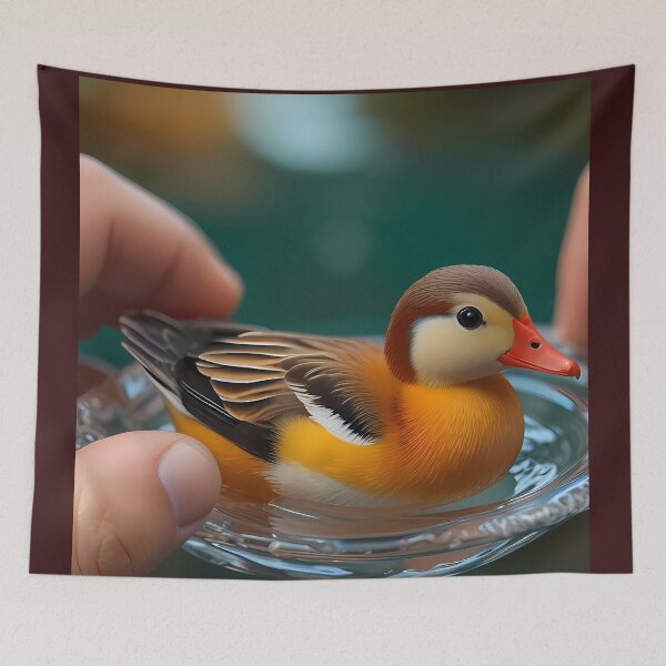 Item preview, Cute baby mandarin duck  designed and sold by WalterGomes.