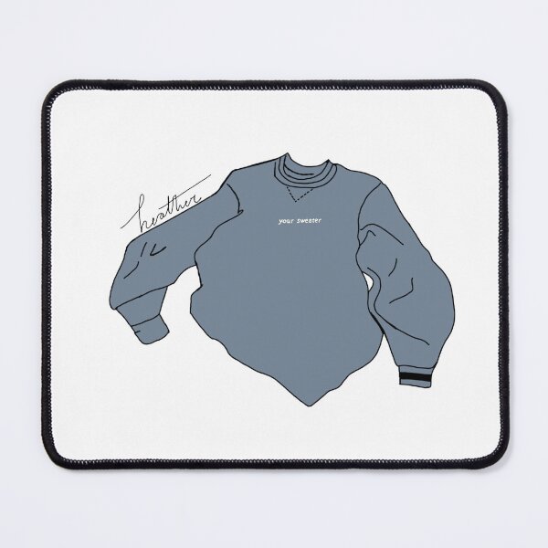 Item preview, Heather Sweater-Conan Gray Blue designed and sold by Paige Olsen.
