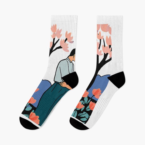 Item preview, Romantic Couple Under Blossoming Trees - The Lovers designed and sold by ha11e11.